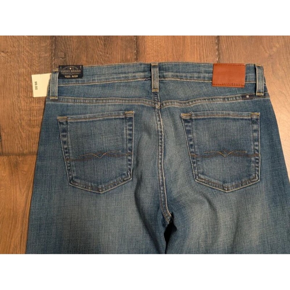 NWT Lucky Brand Sienna Slim Boyfriend Jeans Women's Size 6/28 Medium Wash - Picture 11 of 13